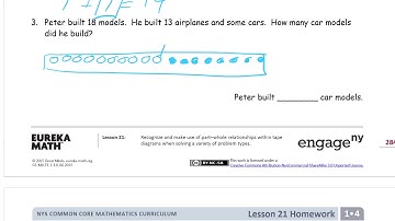 lesson 21 homework module 4 grade 1