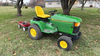 John Deere 455 Oil and Fuel Filter Change