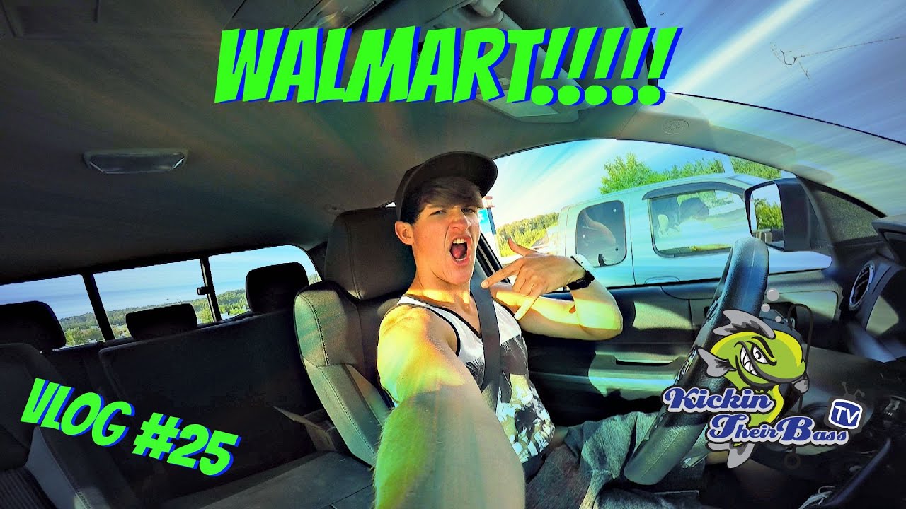 bass fishing at night Day in the Life ~ Walmart Fun?? Vlog #25