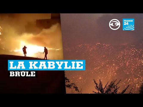 #Algérie : la #Kabylie en proie aux flammes