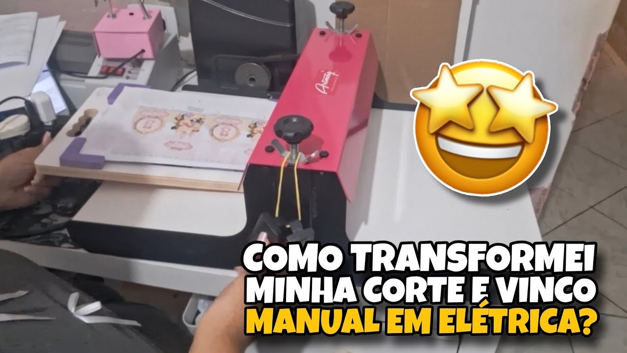COMO TRANSFORMEI MINHA CORTE E VINCO MANUAL EM ELÉTRICA?