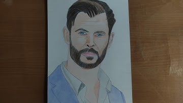 Drawing Chris Hemsworth 🤗🤗