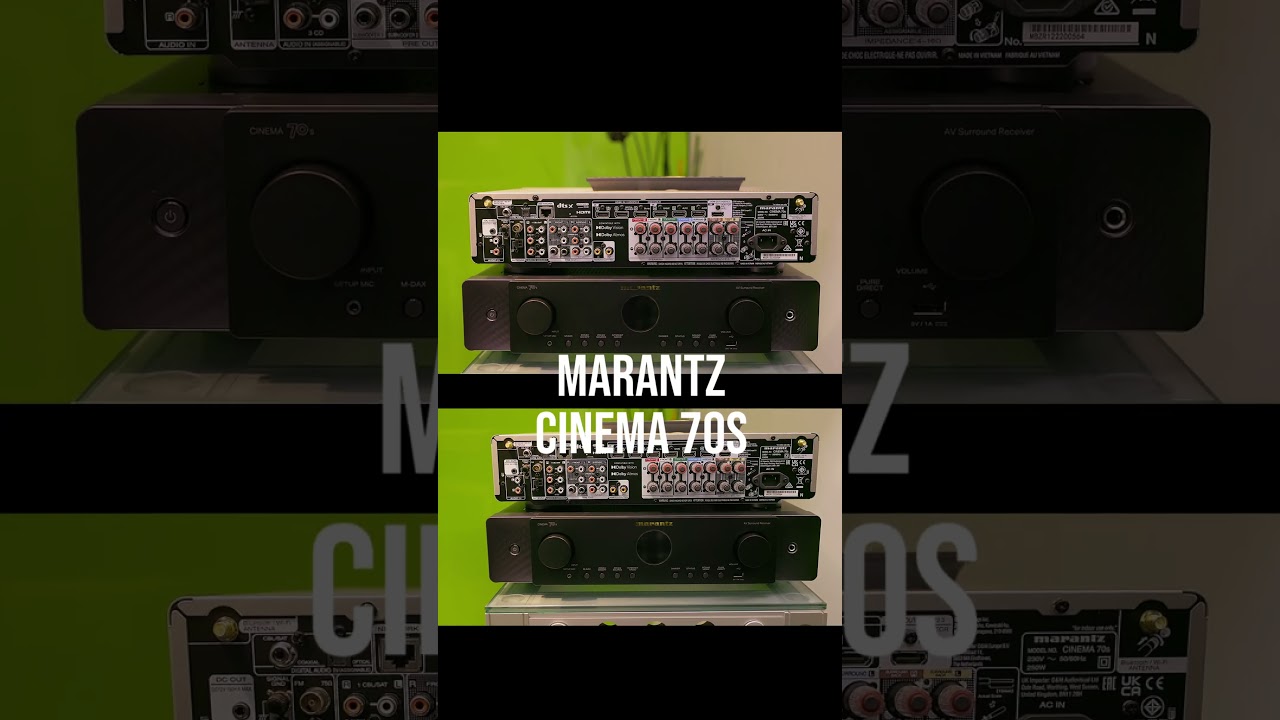 Marantz Cinema 30 y Marantz Cinema 70s - Reportaje B&W 700 S3 Signature