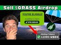 Sell grass airdrop  easy guide