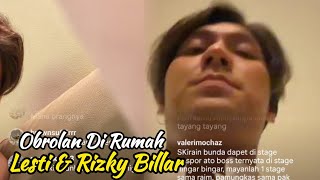 Lesti & Rizky Billar Chat at Home || Leslar Live