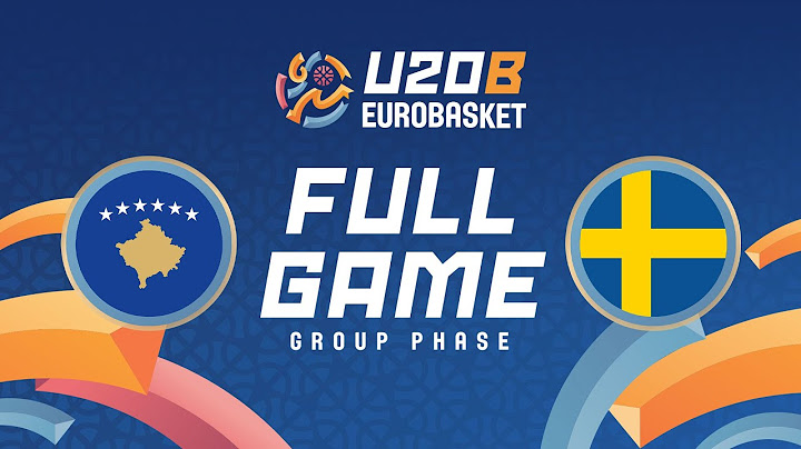 Group Phase | Kosovo v Sweden | Full Basketball Game | FIBA U20 EuroBasket 2025 Division B