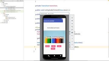 Android Animaciones - Transiciones de actividades (Java)