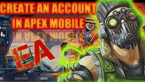 Complete account creation tutorial in Apex Legends Mobile | Create an EA account