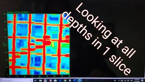 How to show all of your gpr responses in a single image | ground penetrating radar for concrete