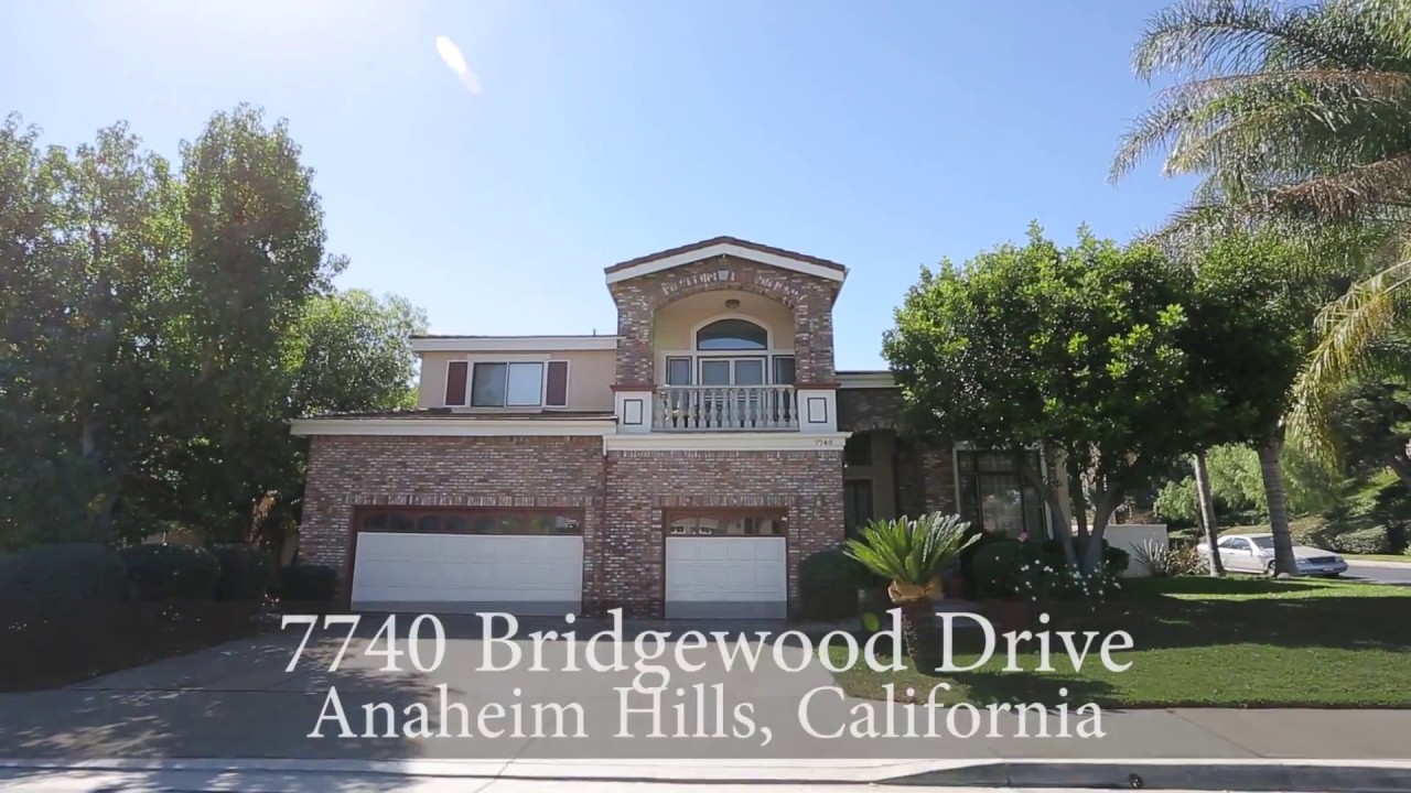 Anaheim Hills Luxury Homes 7740 Bridgewood Dr Anaheim Hills YouTube
