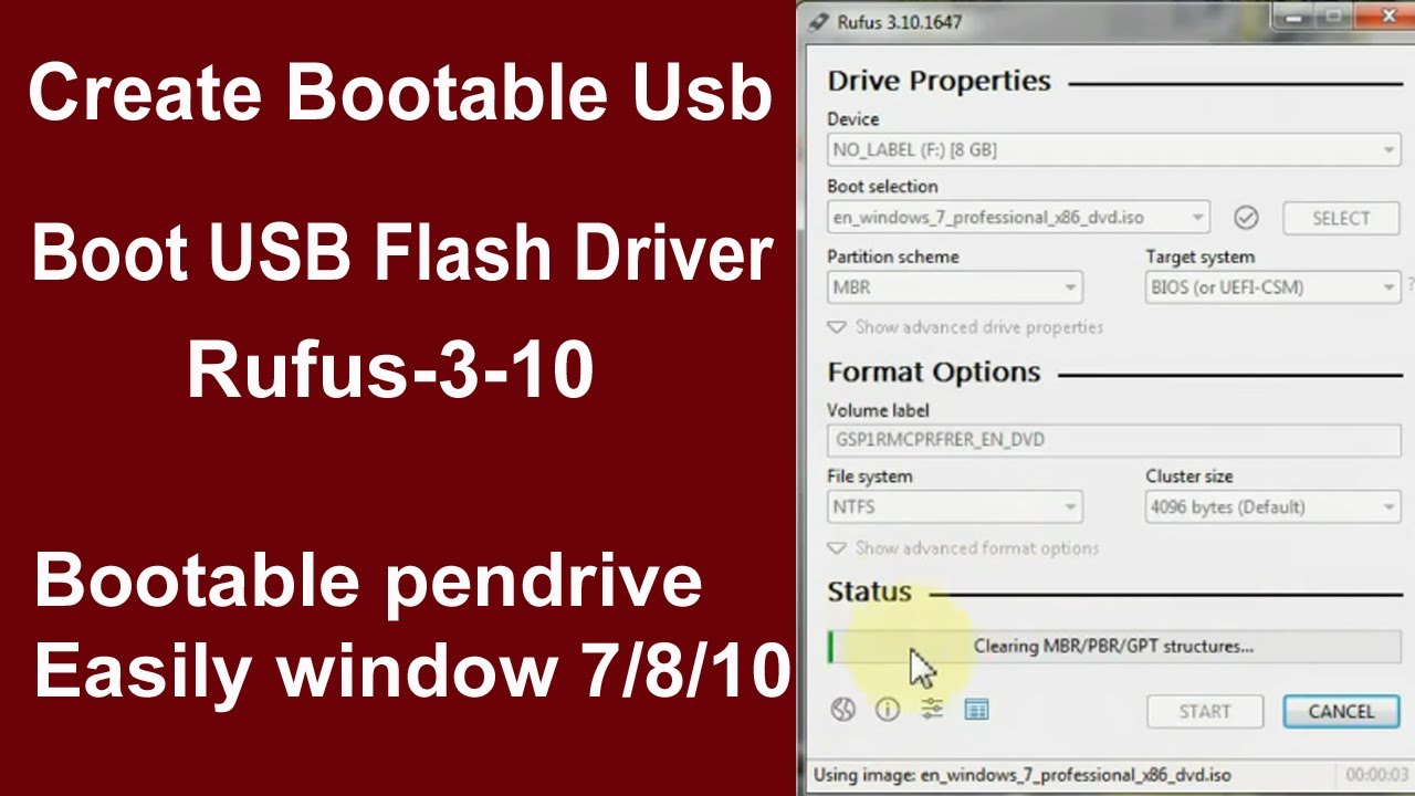 how-to-create-windows-7-bootable-usb-flash-drive-windows-7-bootable
