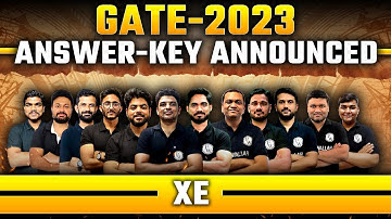 GATE 2023 | ANSWER KEY ANNOUNCED | Question To Be Challenged | XE