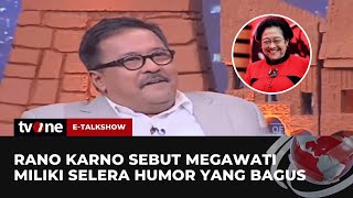 Download lagu Megawati Suka Nonton Film Kartun, Ini Kata Rano Karno | E-Talkshow tvOne