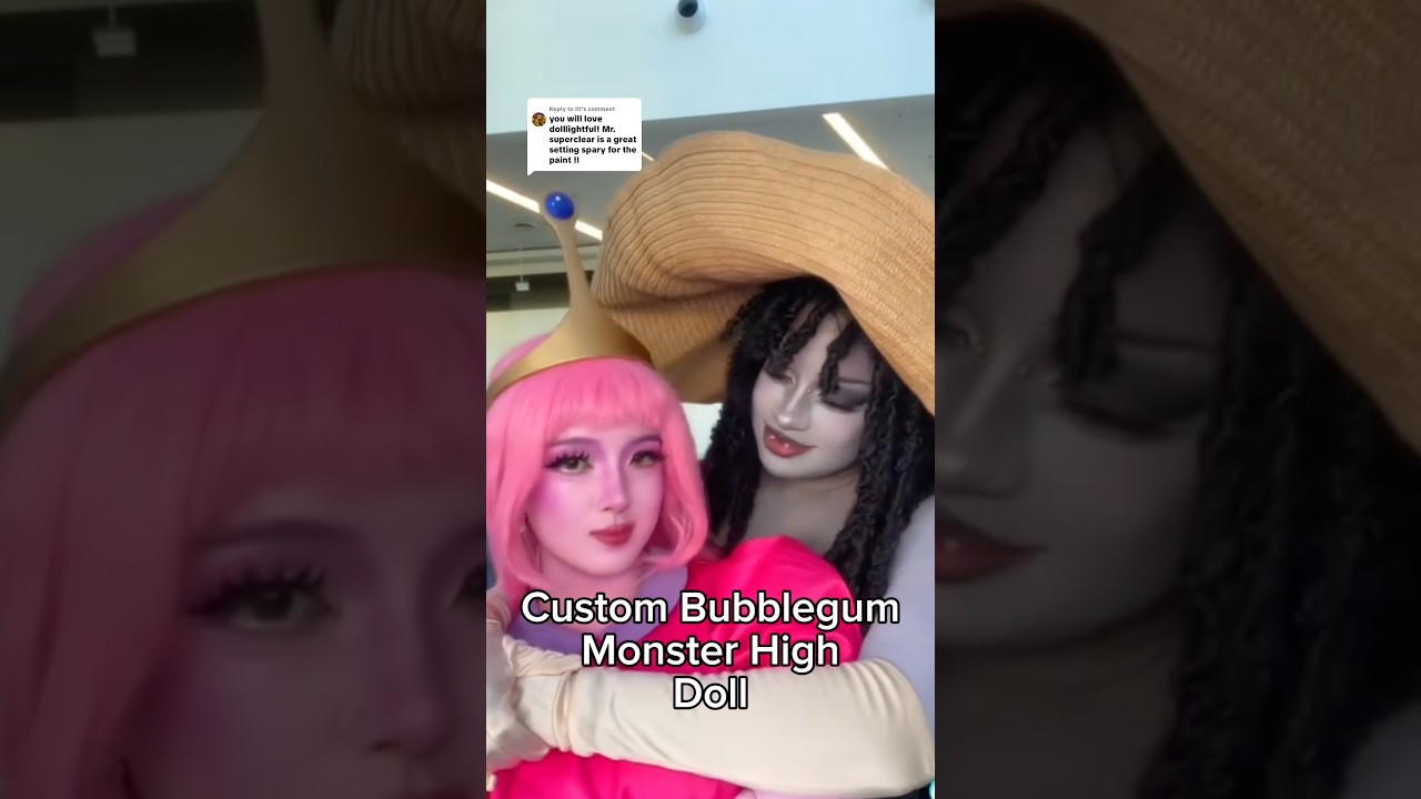 Custom Bubblegum Monster High doll #crafting #customdoll
