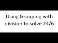 Division and Grouping Quiz