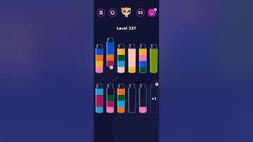 Get Color Bottle Game level 337 #bottlegame #pggaming