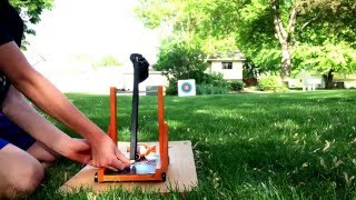Today I show you guys a quick look at my mini trebuchet! Please leave a "like" and subscribe!