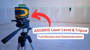 DIY Laser Level and Tripod from ASOBRIS | Laser Line with Stand for Contractors Builders