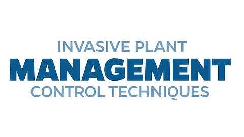 Invasive Plant Management Techniques