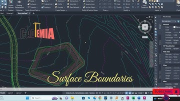 6. How to create a Civil 3D Surface Boundary (Video 6/6)
