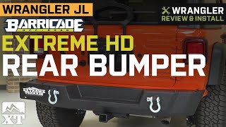 Jeep Wrangler JL Barricade Extreme HD Rear Bumper Review & Install