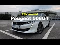 Peugeot 508GT POV exterior and interior