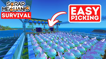 Scrap Mechanic: One Click Automated Crop Picking System