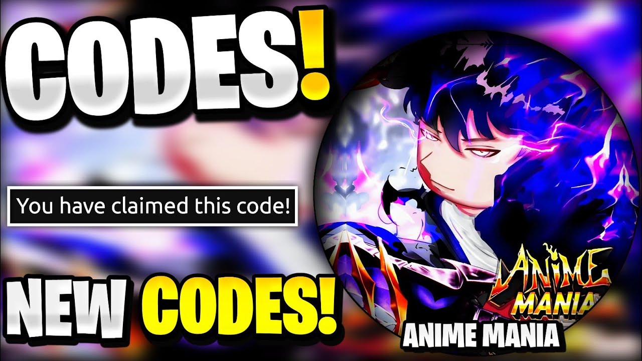 NEW All Working CODES FOR ANIME MANIA ROBLOX ANIME MANIA CODES 