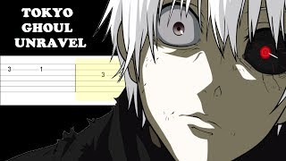Tokyo Ghoul - Unravel (Easy Guitar Tabs Tutorial)