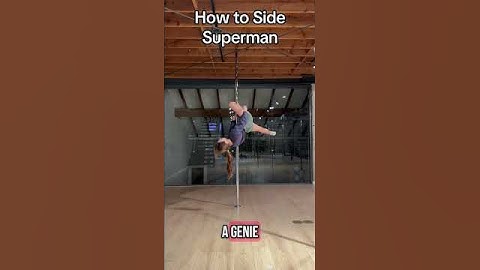 Side (Saddle) Superman Tutorial | Intermediate Pole Dance Trick #polesport #poledance #polefitness