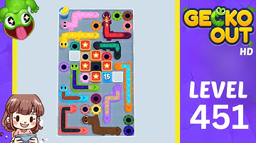 Gecko Out Level 451 Solution Walkthrough