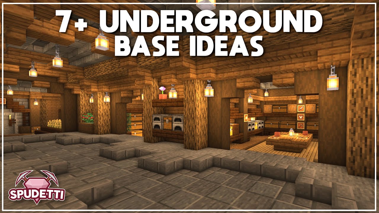 7+ UNDERGROUND Base Ideas for Survival Minecraft 1.19 - YouTube