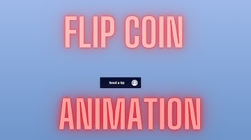 How to make a flip coin animation  |   Source code