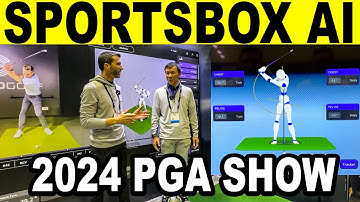 SportsBox AI Golf Swing Analyzer Software & Cameras (2024 PGA SHOW)