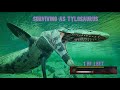 Surviving as Tylosaurus with 1 HP On Riparia/ Path of Titans