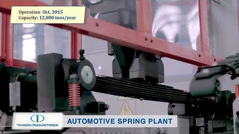 Automotive Springs Manufacturing Plant - THACO INDUSTRIES