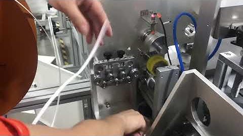 Nose wire threading tutorial for N95 mask machine