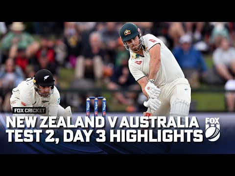 New Zealand v Australia - Second Test, Day 3 Full Match Highlights I 10/03/24 I Fox Cricket