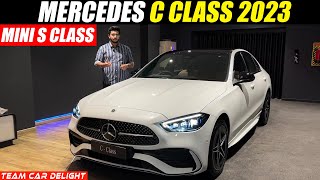 Mini S Class🔥 - Mercedes C Class 2023 | Walkaround with On Road Price