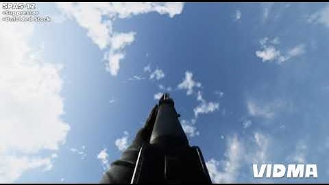 spas-12 shotgun with suppressor sound effect