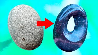 ✅Find a stone pebble✅Make an incredible easytocarve design with MOTOR TOOL