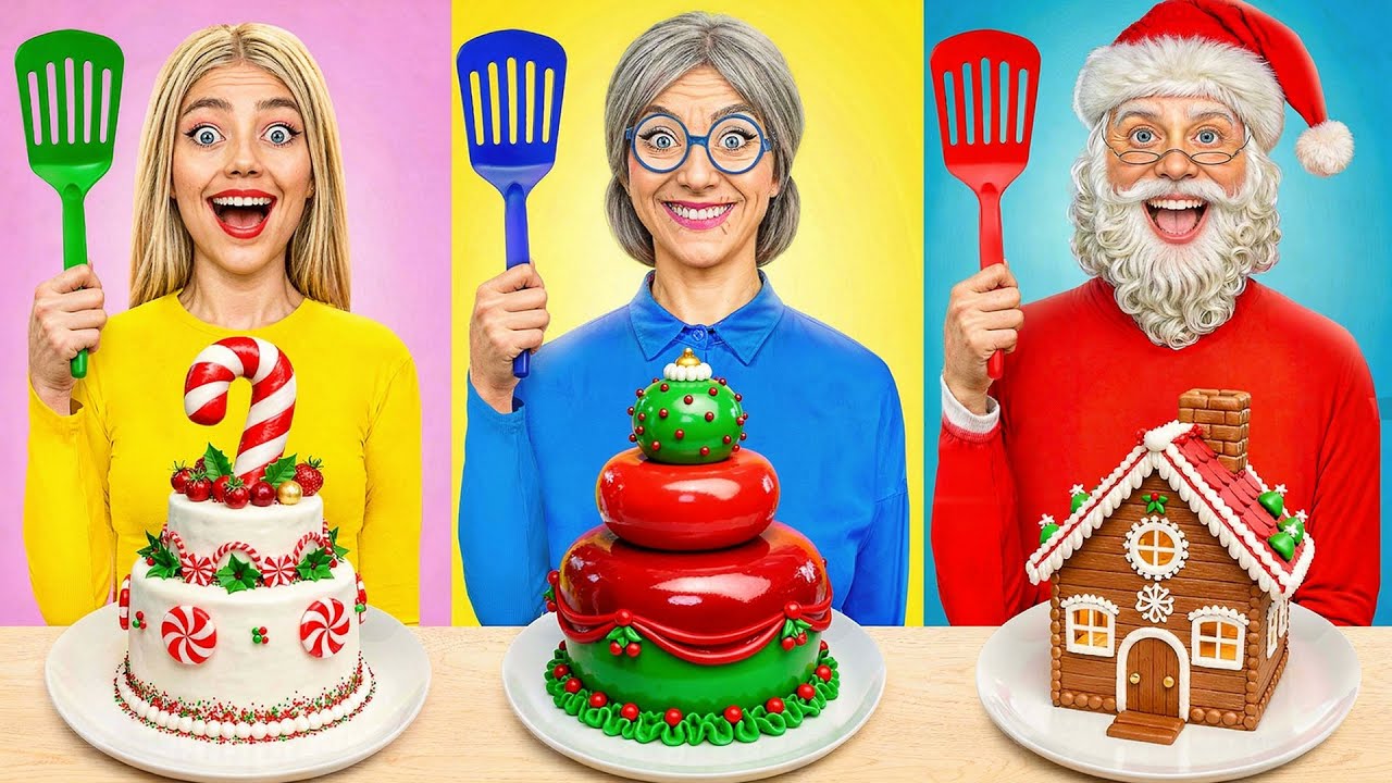 Кулинарный Челлендж: Я против Бабушки с Санта Клаусом от Multi DO Best