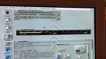 Amiga 2000 w/ 68020 playing December.s3m