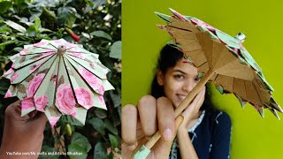 Tutorial - Modular origami umbrella, DIY paper umbrella