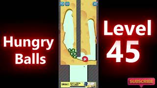 🎯 Hungry Balls Level 45 Walkthrough | Solutionguruji