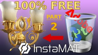 Free AAA Substance Painter Alternative ( It's just as GOOD !) Texturing Course ( InstaMAT ) - part.2