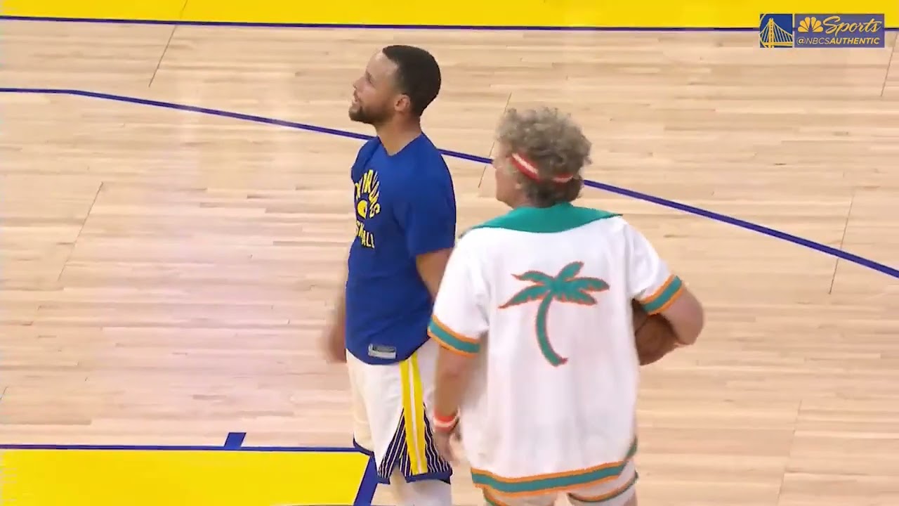Stephen Curry & Jackie Moon Underhand Free Throw