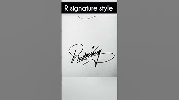 R Signature Style | Letter R Signature | Signature R #youtubeshorts #ytshorts