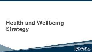 Health and Wellbeing review