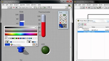 Using the Tools Palette in NI LabVIEW